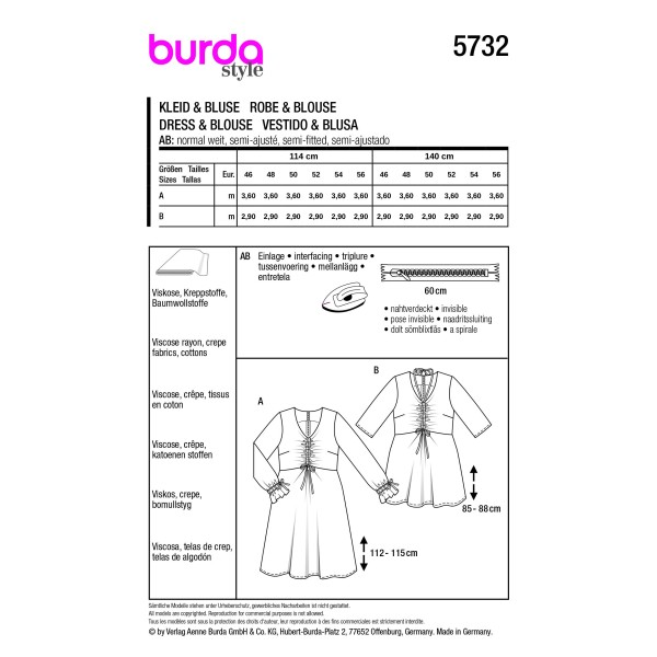 5732 Robe & Blouse