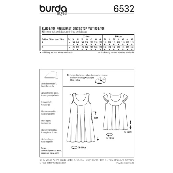 6532 Robe & Haut