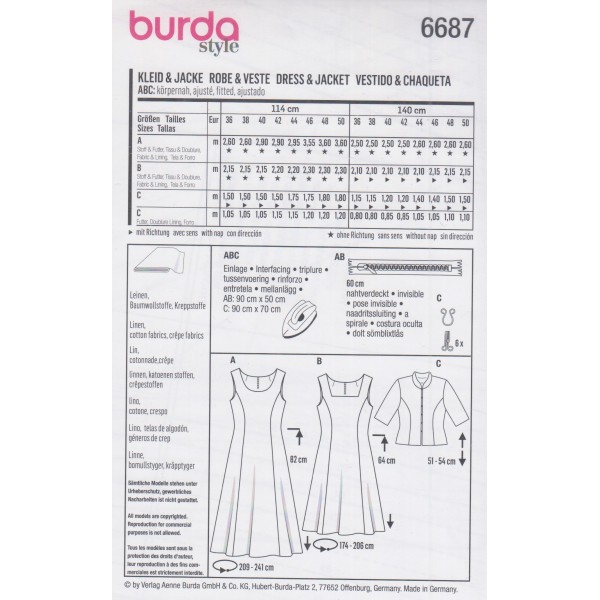 6687 Robe & Veste