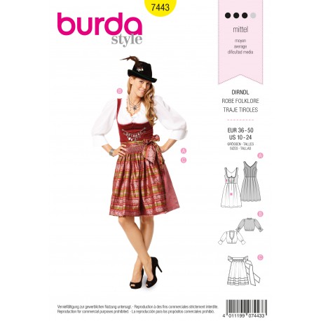 7443 Robe Folklorique