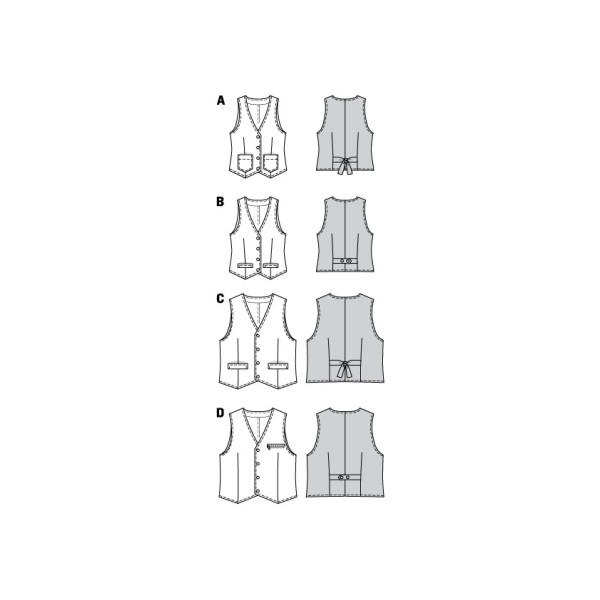 7810 Gilet Homme et Femme