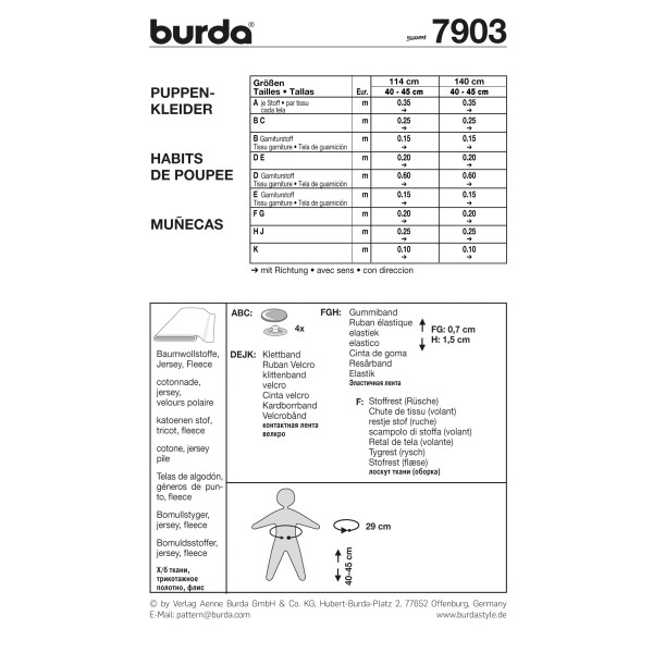 7903 Habis de Poupée