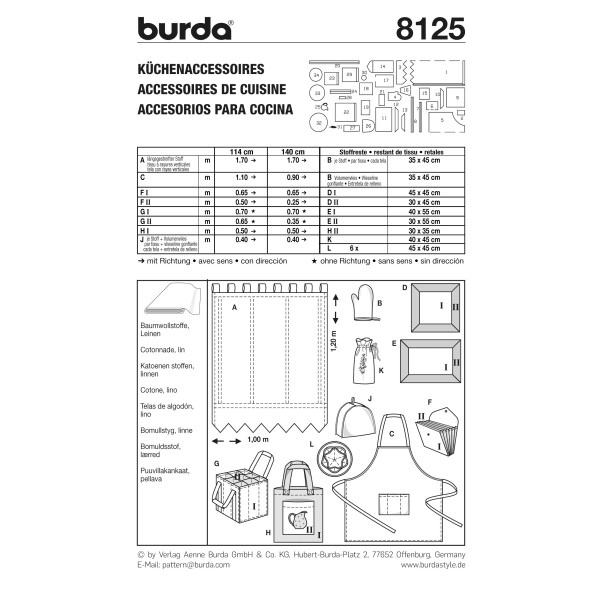 8125 Accessoires de Cuisine
