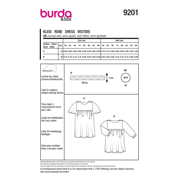 9201 Robe Enfant