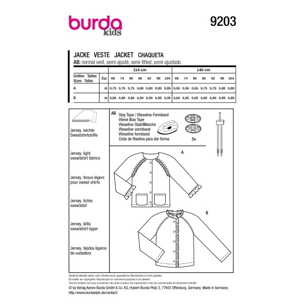 9203 Veste Enfant