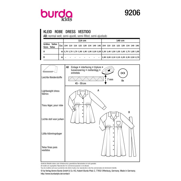 9206 Robe Enfant