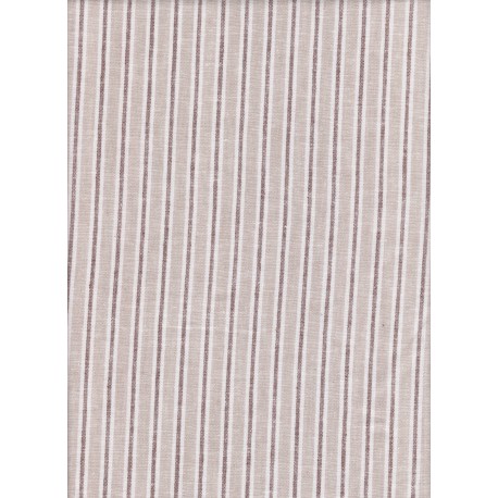 Lin Rayures Beige