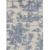 Pastorale bleu matelassée