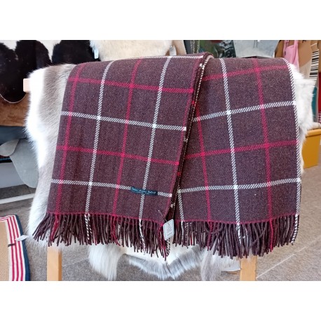 Plaid Shetland Marron