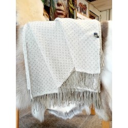 Plaid Aran Piave Ficelle