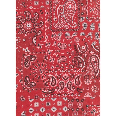 Bandana Farwest rouge