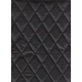 simili noir matelassé