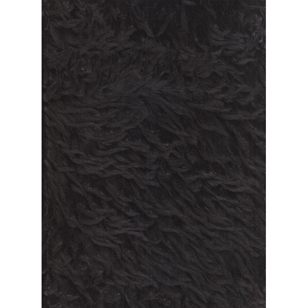Tissu tricot jacquard effet plumes noir