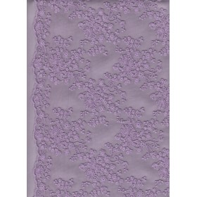 Dentelle festonnée - Mauve
