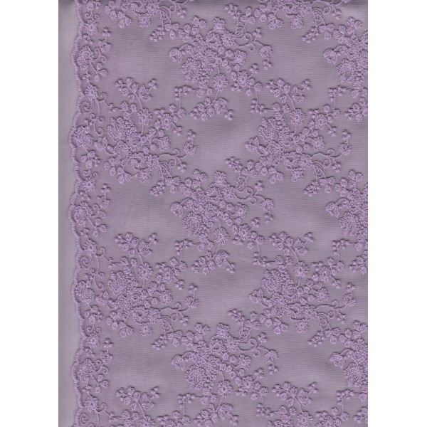 Dentelle festonnée - Mauve