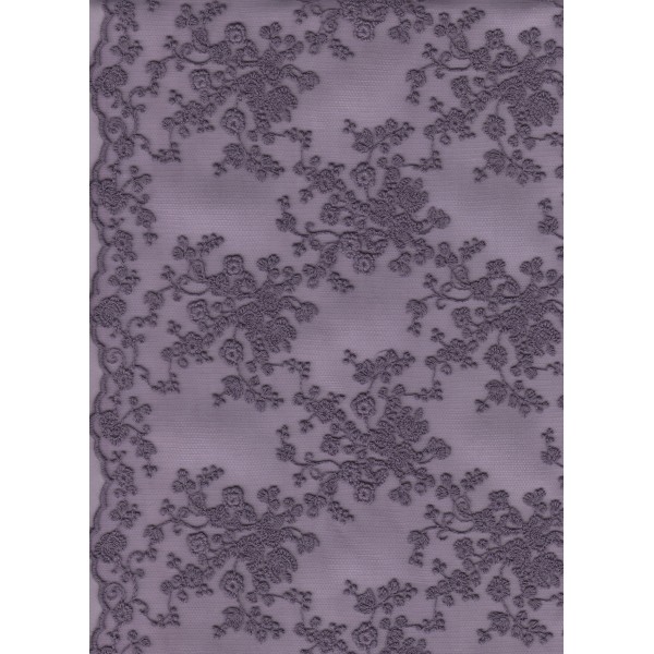 Dentelle festonnée - Violet