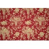 PANIER FLEURI ROUGE