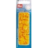 Boutons pression - Jaune