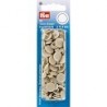 Boutons pression - Beige