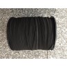 Élastique - Plat noir - 5 mm