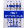 Aiguilles machine universelles - Assorties fines