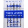 Aiguilles machine universelles - Assorties tissus lourds