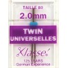 Aiguille machine double universelle - 80 - 2.0 mm