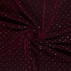 Velours paillettes - Bordeaux