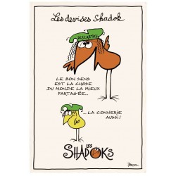 Torchon Les Shadoks -bon sens