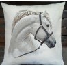 Coussin - Cheval - Blanc