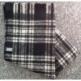Plaid Alpaga Menzie noir