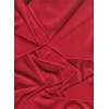 Satin extensible - rouge