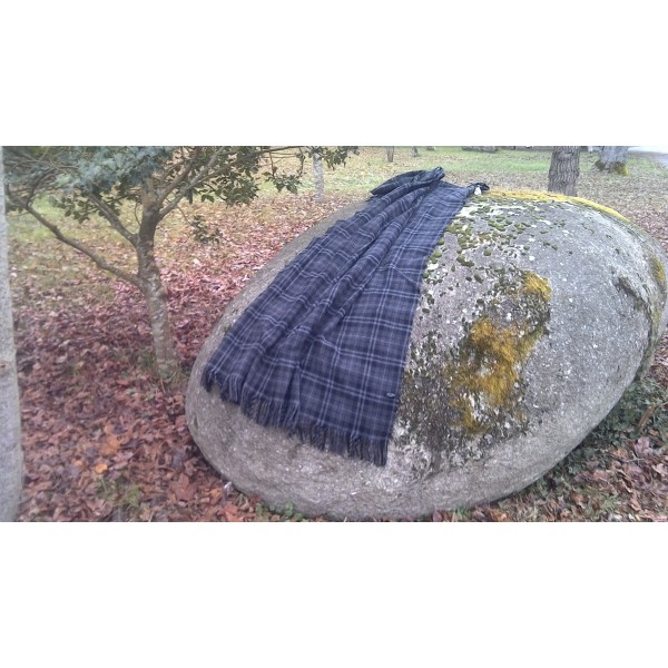 Plaid écopure gaelic noir