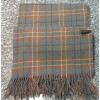 Plaid sofa cayenne celadon