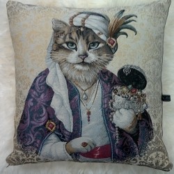Coussin -chat-sultan