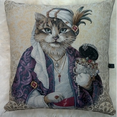 Coussin -chat-sultan