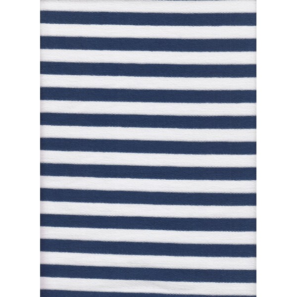 Jersey rayé marine