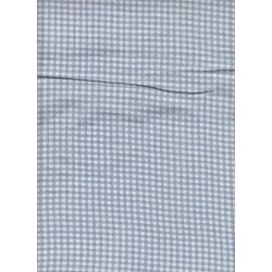 Vichy bleu double gaze