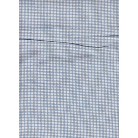 Vichy bleu double gaze