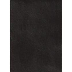 Fausse fourrure unie Noire