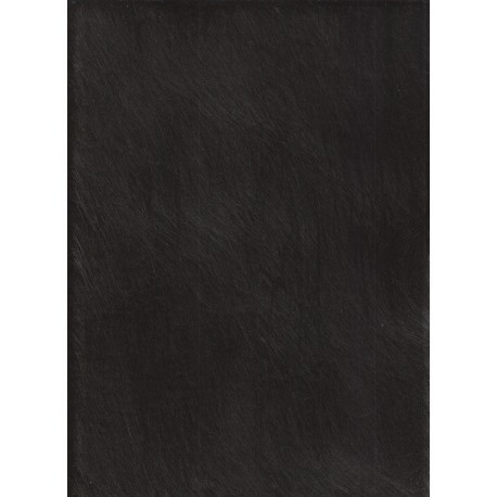 Fausse fourrure unie Noire
