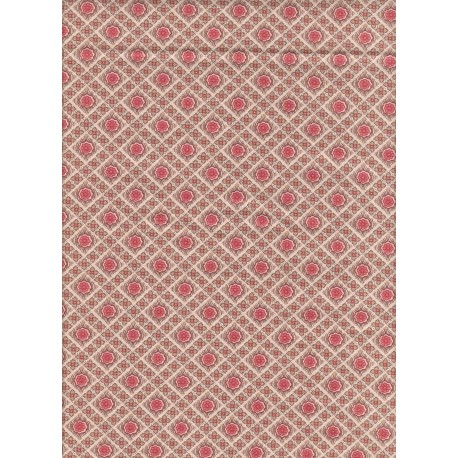 1666 carrés lie de vin