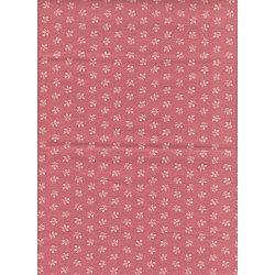 1667 feuilles vieux rose