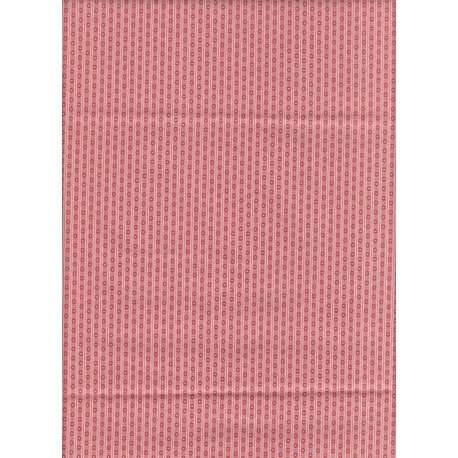 1669 rayé vieux rose