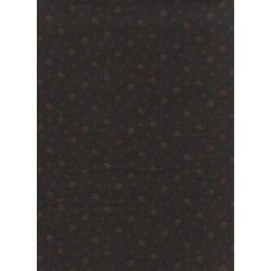 5609 noir fleurs chocolat