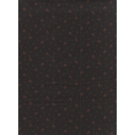 5609 noir fleurs chocolat