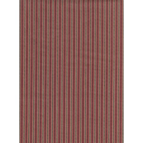 5610 rayé bordeau beige