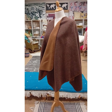 Cape double face - Choco & Caramel