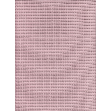 Nid d'abeille -Rose Pale